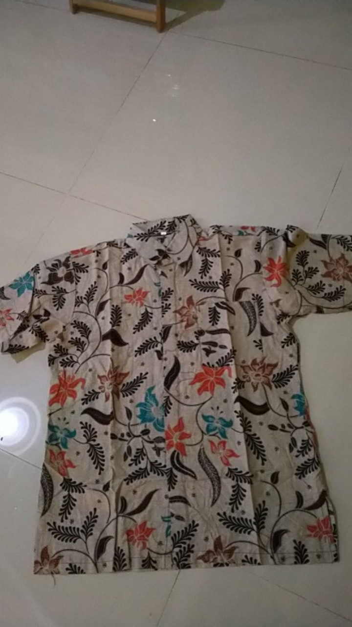 Kemeja Batik Pria Lengan Pendek Size M L Xl Xxl Katun Batik Halus Seragam Kantor Seragam Batik