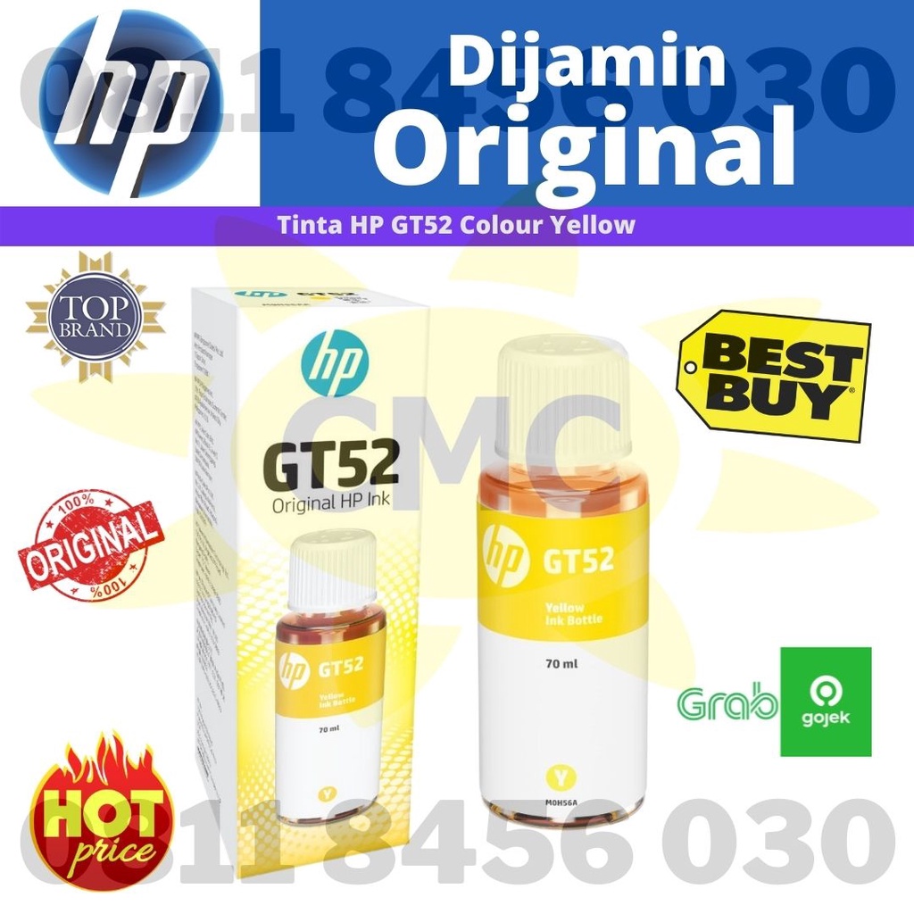 TINTA HP GT52 COLOUR ORIGINAL