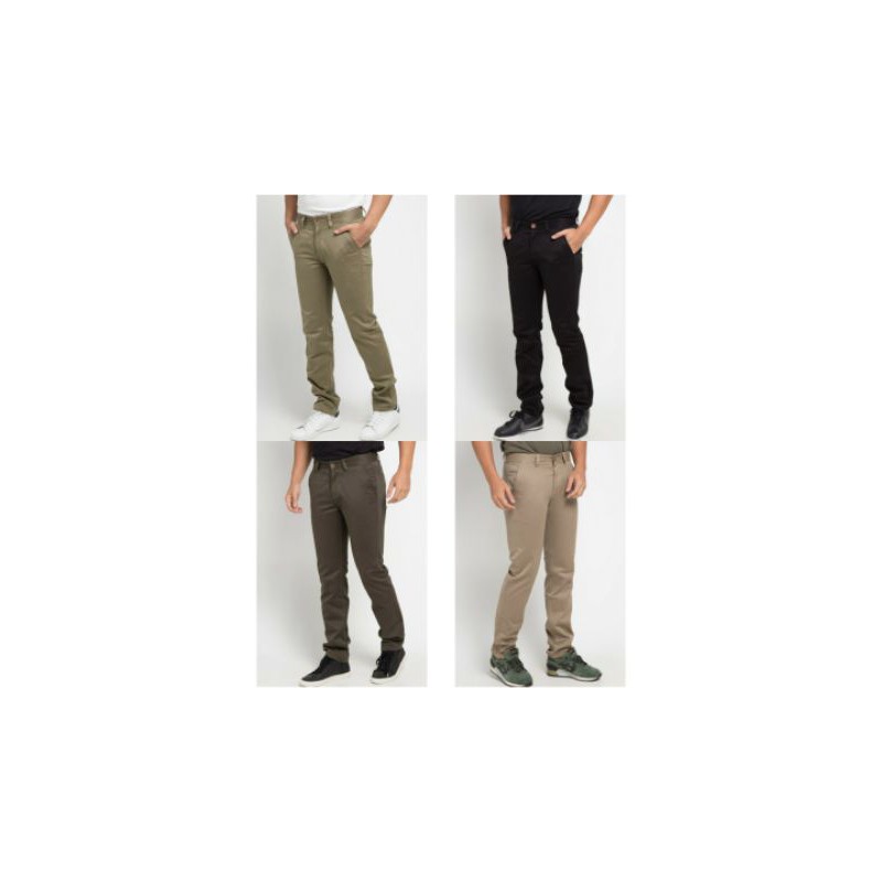 Celana Lois Original Chino Chinos CSL682BR CSL682BL CSL682OL CSL682KH