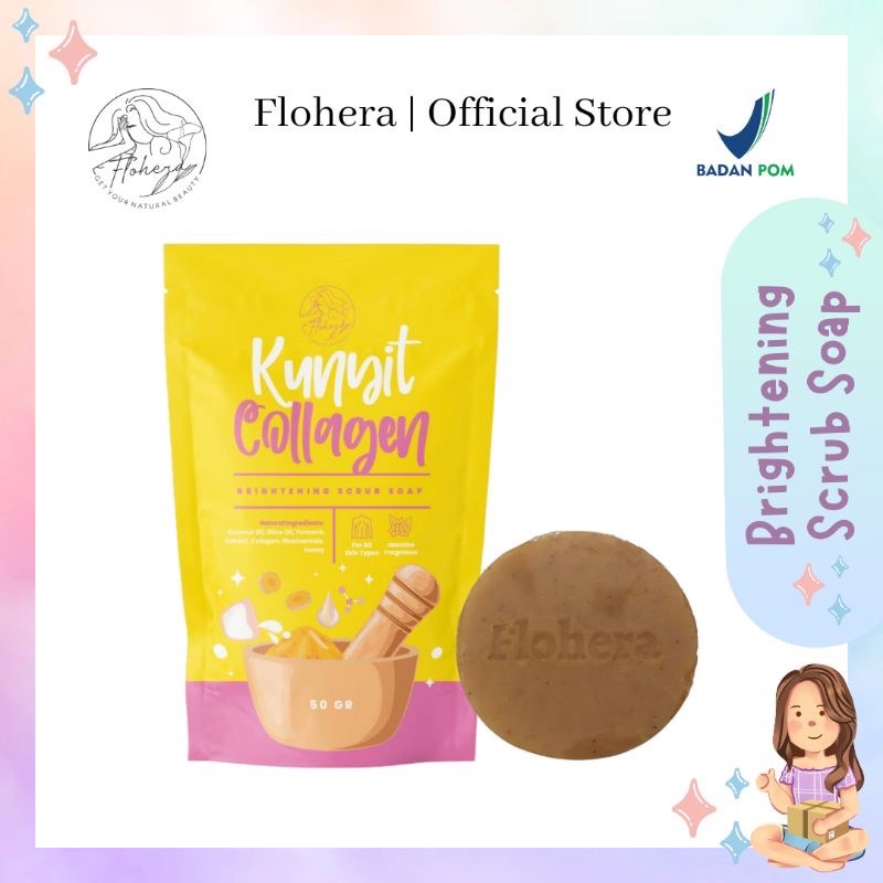 SABUN FLOHERA KUNYIT SCRUB FLOHERA