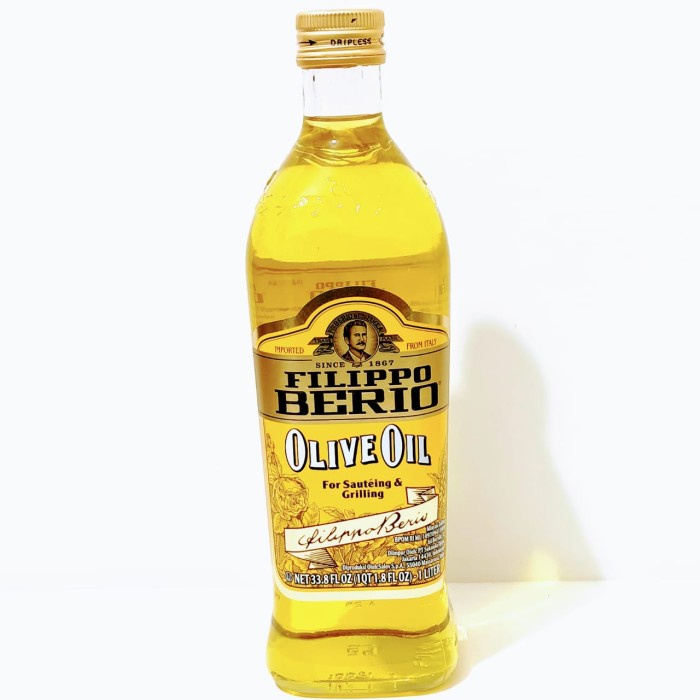 

Filippo Berio Olive Oil for Sauteing Grilling 1 Liter SKD98