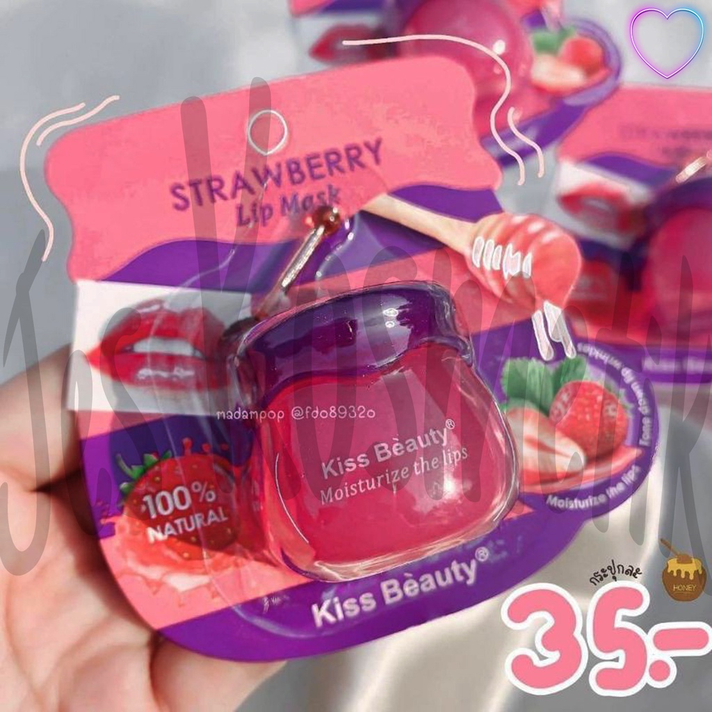 Kiss Beauty Lip Mask Strawberry / Grosir Kosmetik