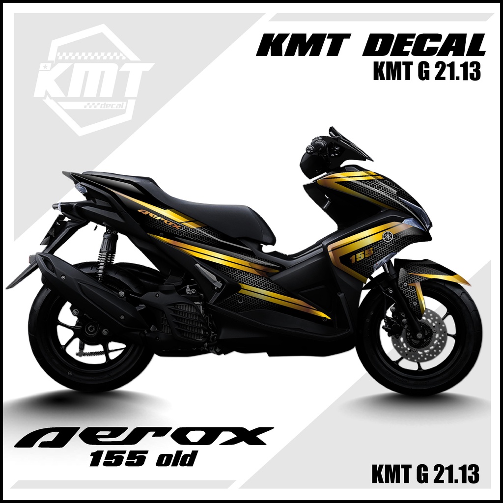 Decal Sticker Yamaha AEROX OLD Fullbody Desain GRAFIS KMT.G.21-13