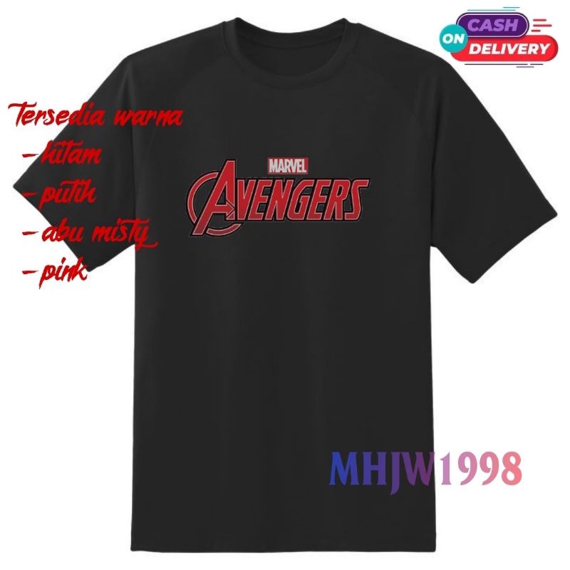 kaos anak the avengers/kaos anak the avenger marvel logo/t shirt anak avengers marvel logo