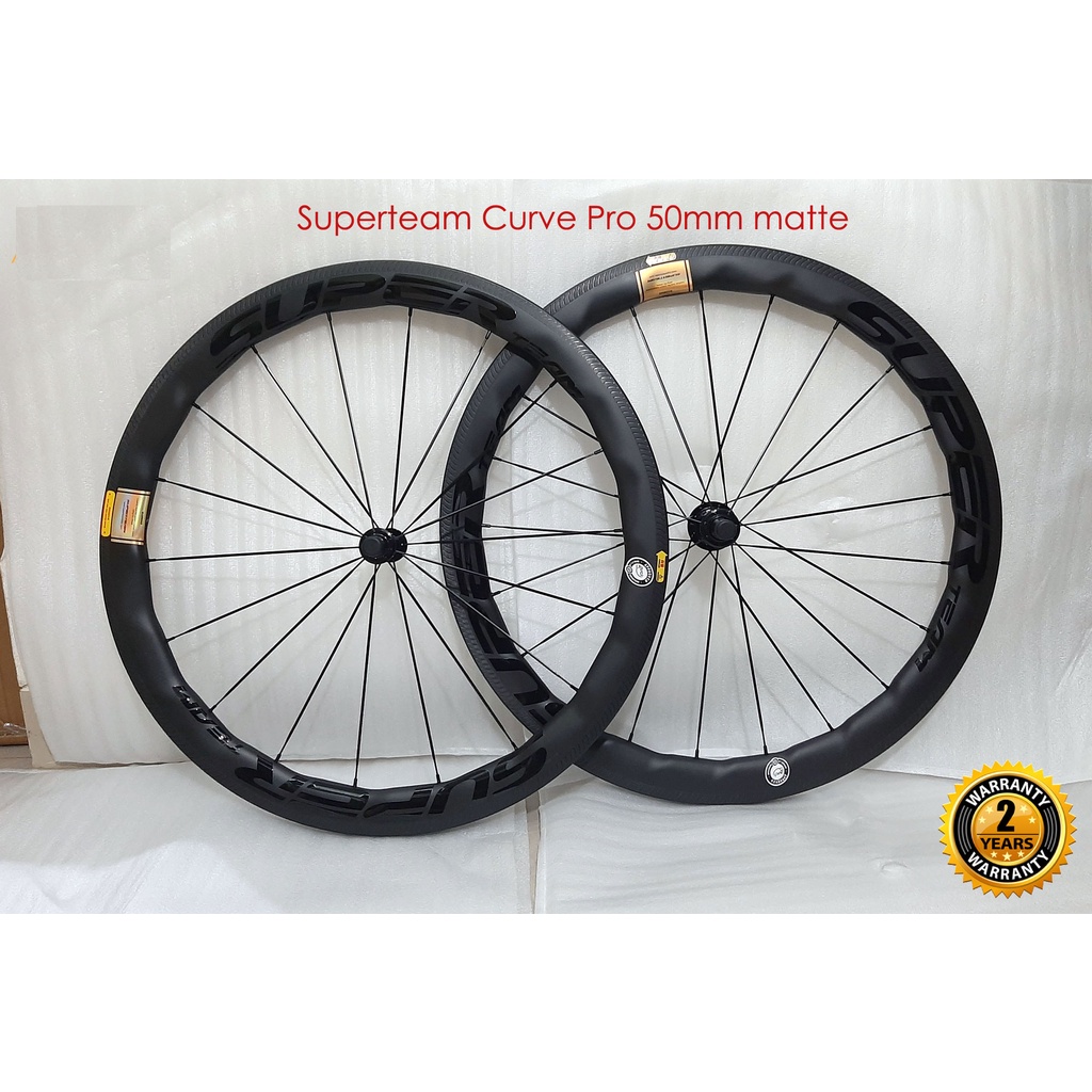 Jual Superteam Curve Pro Carbon Clincher Rim Brake Wheelset Road Bike Hubsmith Ceramic