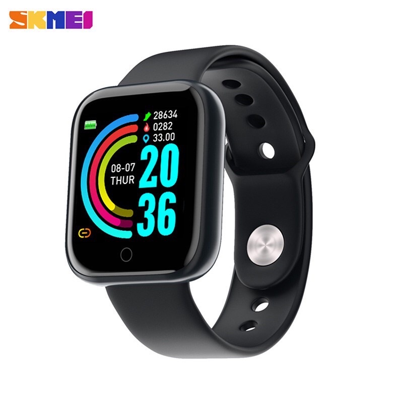 SKMEI Y68 Jam Tangan Pria Wanita Digital Smartwatch Bluetooth