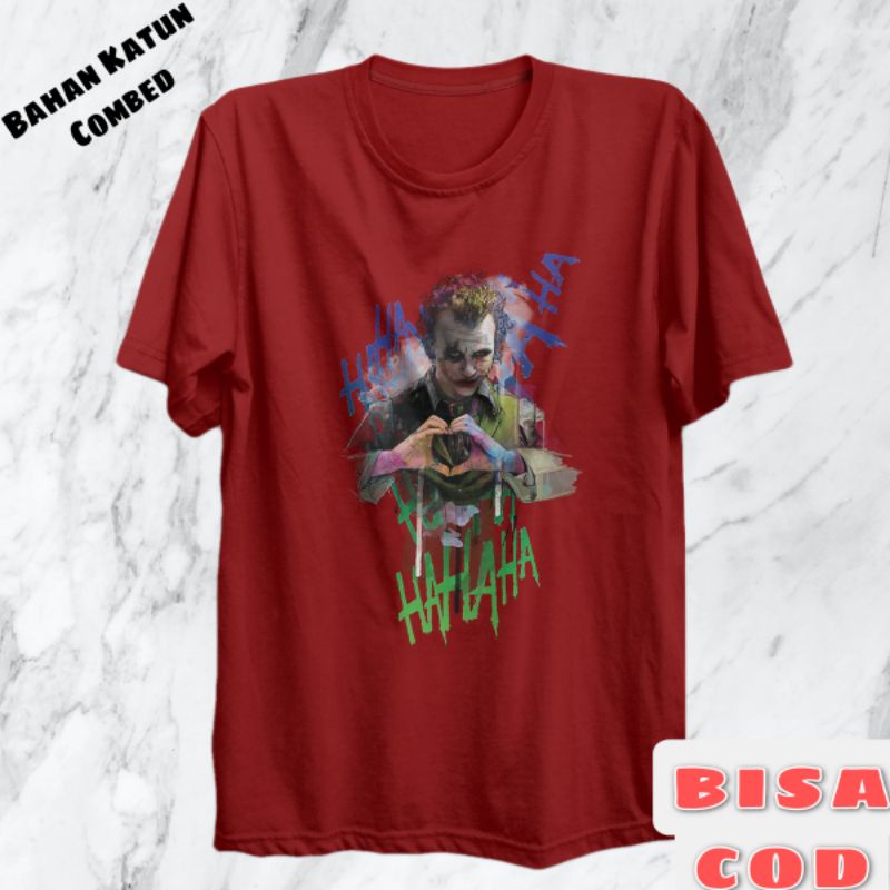 Kaos Distro Cowok JOKER Original Keren Kekinian Baju Oblong Pria