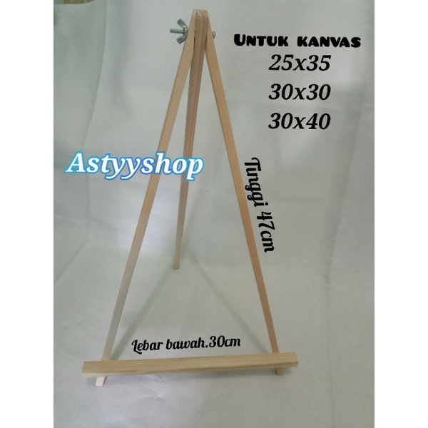 

easel lukis / stand Lukis / untuk kanvas 30x40.30x30.25x35.20x40.40x40