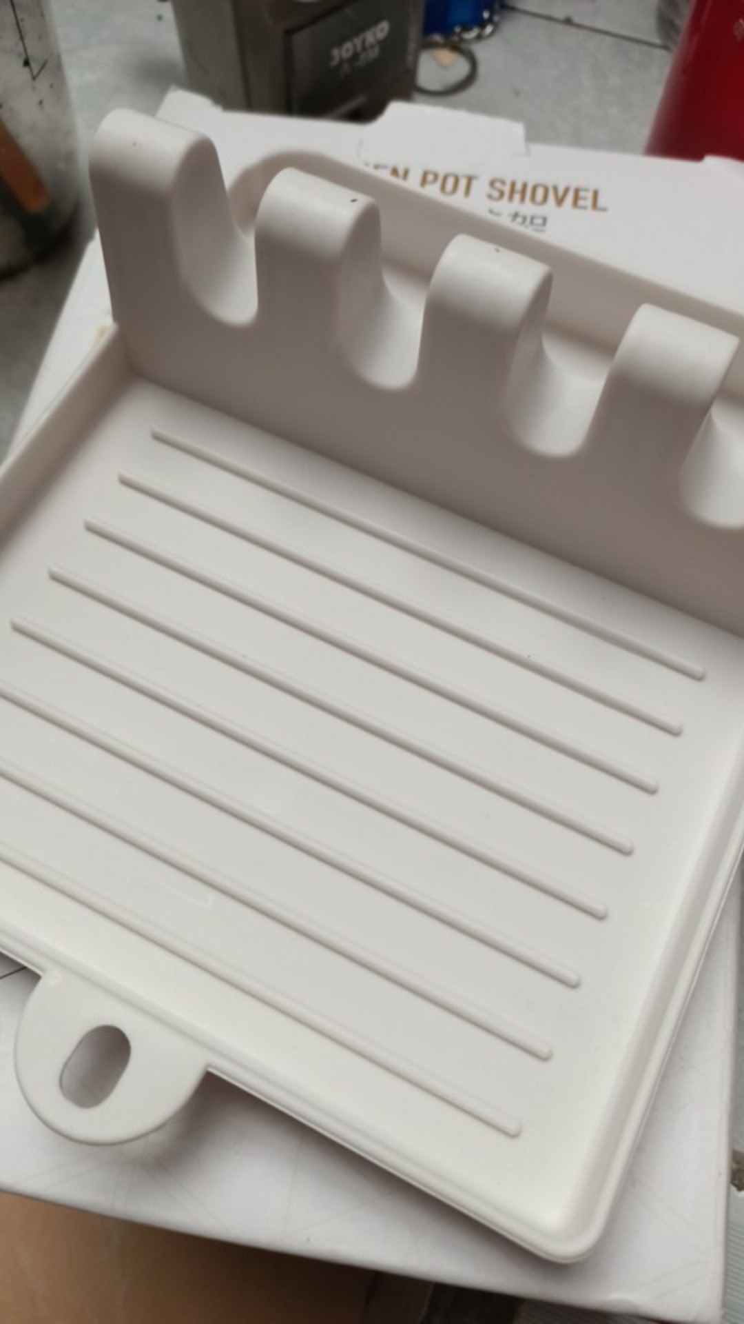 Holder Peralatan Masak Rak Spatula Sutil Tutup Panci Non Slip