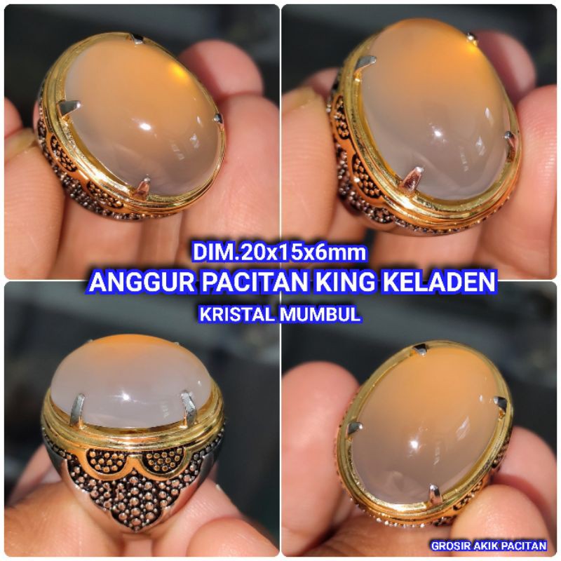 ANGGUR PACITAN KING KELADEN LANGKA KRISTAL MUMBUL
