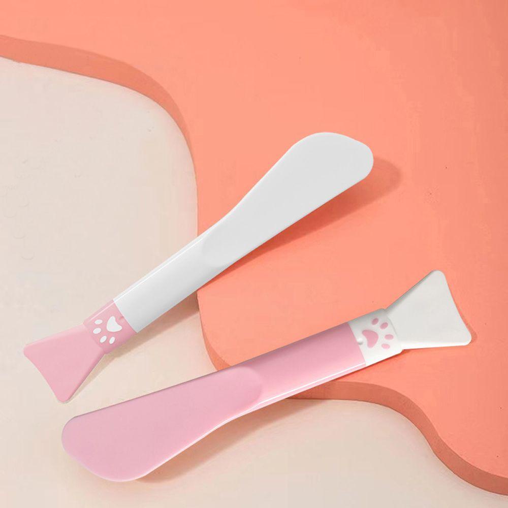 Needway   Kuas Masker Silikon Mode Oles Lembut Profesional Mudah Dibersihkan Aman Blending Brushes Double Head Skin Care Tools Facial Face Stick