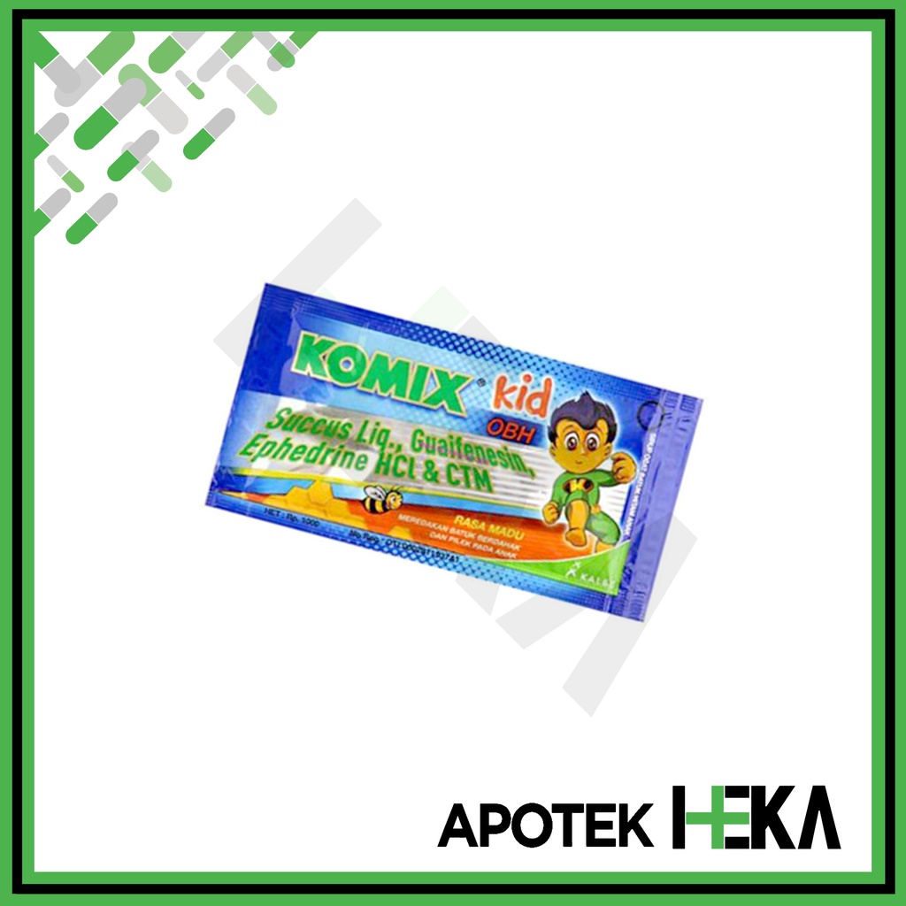 Komix Kid OBH PE Sachet isi 5ml (SEMARANG)