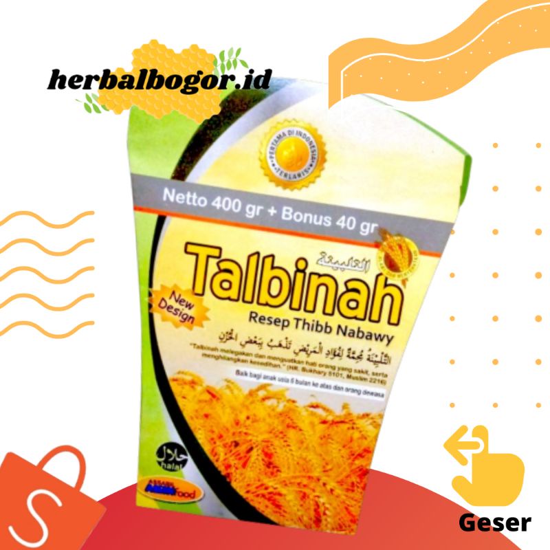 

TALBINAH RESEP THIBB NABAWY ASSABIL AMINFOOD 400+40GR