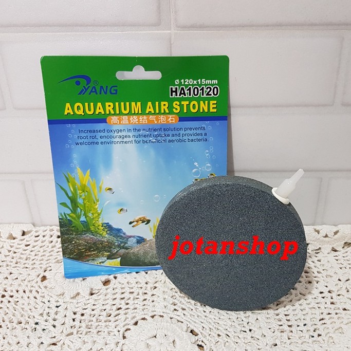 AIRSTONE AIR STONE 12CM 12 CM BATU GELEMBUNG AERATOR BULAT PIPIH 120 x 15 MM