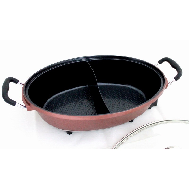 OX-821SP Panci Elektrik Oxone Yin Yang 2in1 Shabu-Shabu