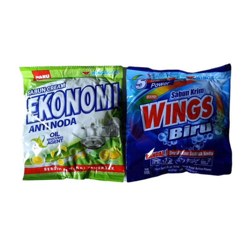 Wings Sabun Krim Biru Sabun Krim Colek Wings 168gr Bersikan Semua Noda