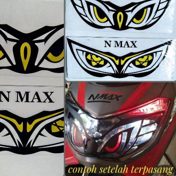 D9t Stiker Mata Elang N Max Sticker Cutting Motor Yamaha N Max Shopee Indonesia