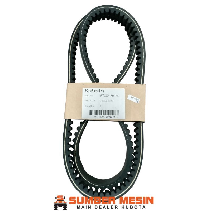 V-Belt Jalan DC-70 Kubota V-Belt SC 59 W52SP-30036