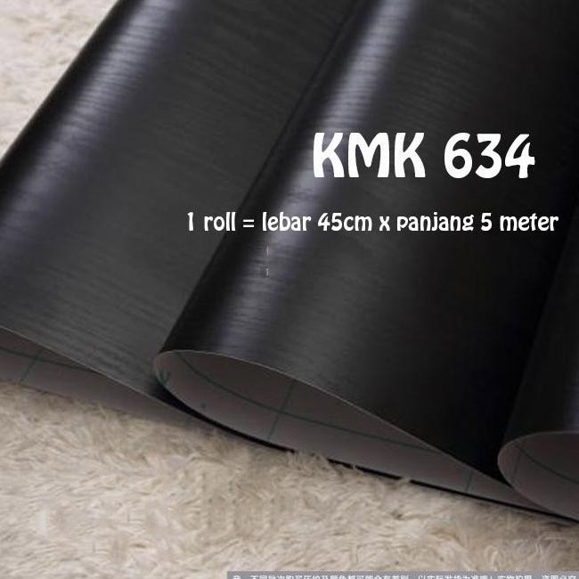 Hot Sale Wallpaper Kmk 10532 Motif Kayu Hitam Uk 45Cm X 10 Meter Wallsticker Limited