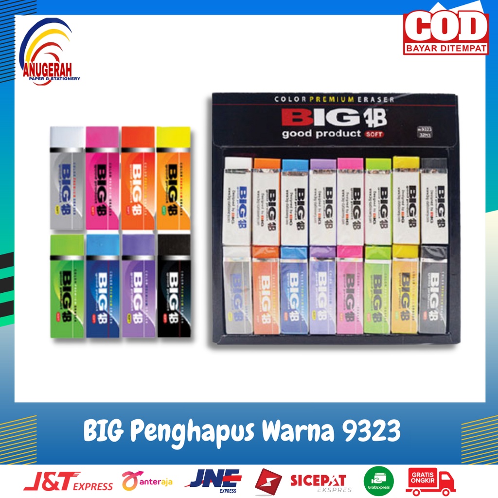 

BIG Penghapus Warna 9323 (PCS)