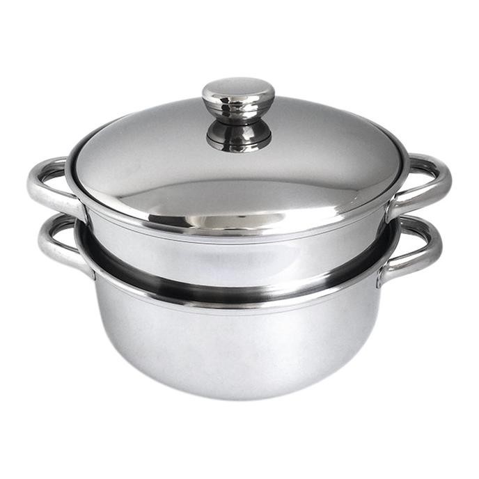 panci kukus/ pot & steamer Bima Prima with cover 30cm - 24 cm