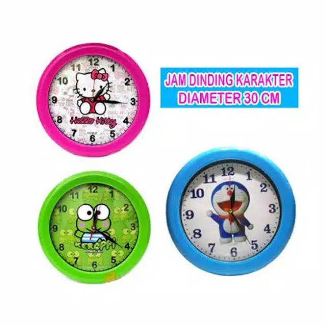 JAM DINDING OGANA KARAKTER HELLOKITTY/KERROPI/DORAEMON