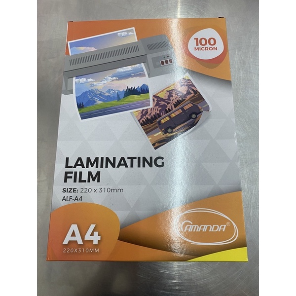 Jual Laminating film amanda A4 (isi 100 lembar) Shopee Indonesia