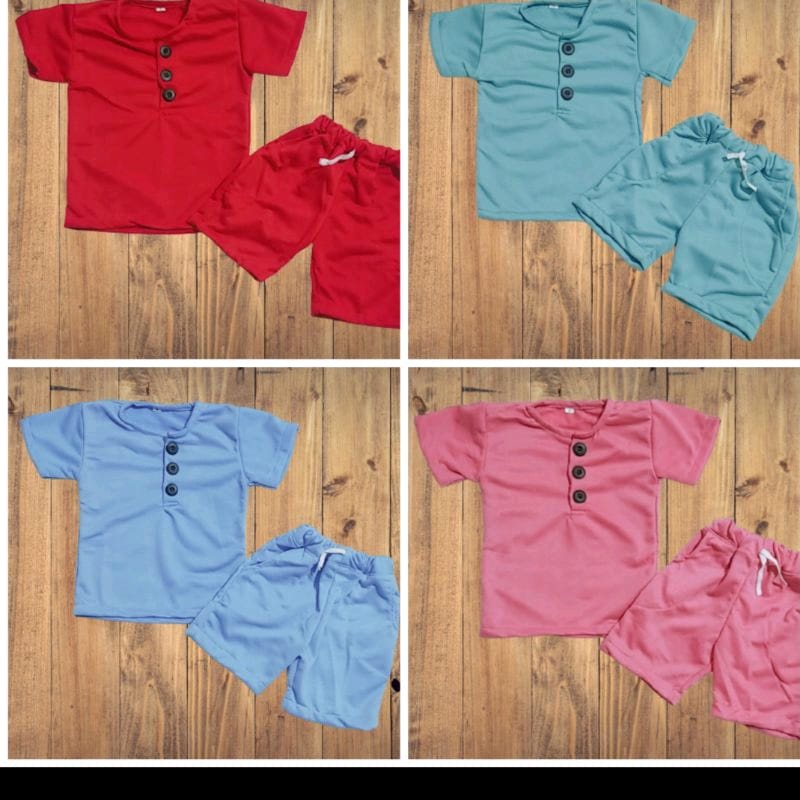 SETELAN BAJU KIANO TERBARU BAJU ANAK LAKI LAKI PEREMPUAN 1-6 TAHUN