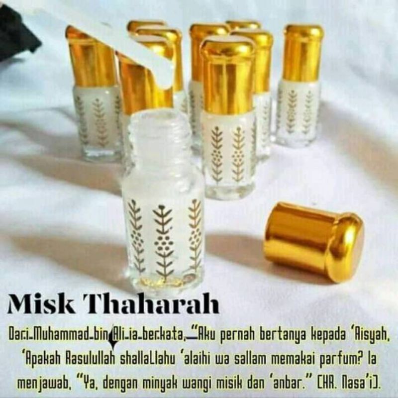 Medan Termurah Halal BPOM Parfume Miss V Thaharah non alkohol 3ml misk tahara