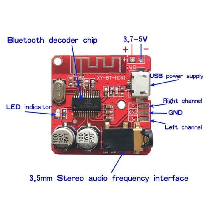 ✅XY-BT Mini Bluetooth 4.1 Audio Receiver Board Modul