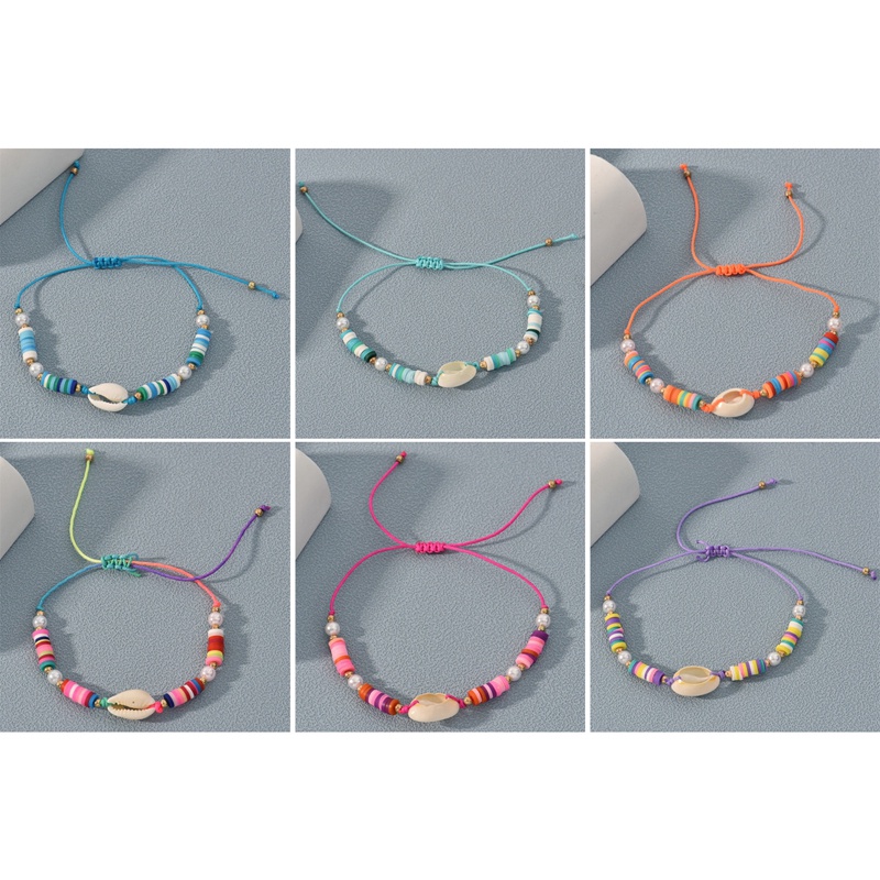 Gelang Tali Tipis Pendek Manik-Manik Kaca Handmade Untuk Pria Dan Wanita