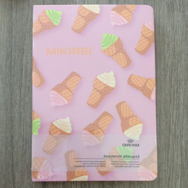

mikirei exquisite notebook A5 96 lembar ice cream