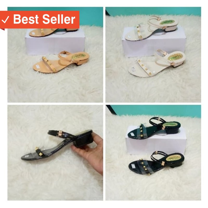 SANDAL WANITA KAKI MURAH / Hak Tahu PIRAMID DV DNS/24 Sandal Wanita Sendal Cewek Heels Abg Tali