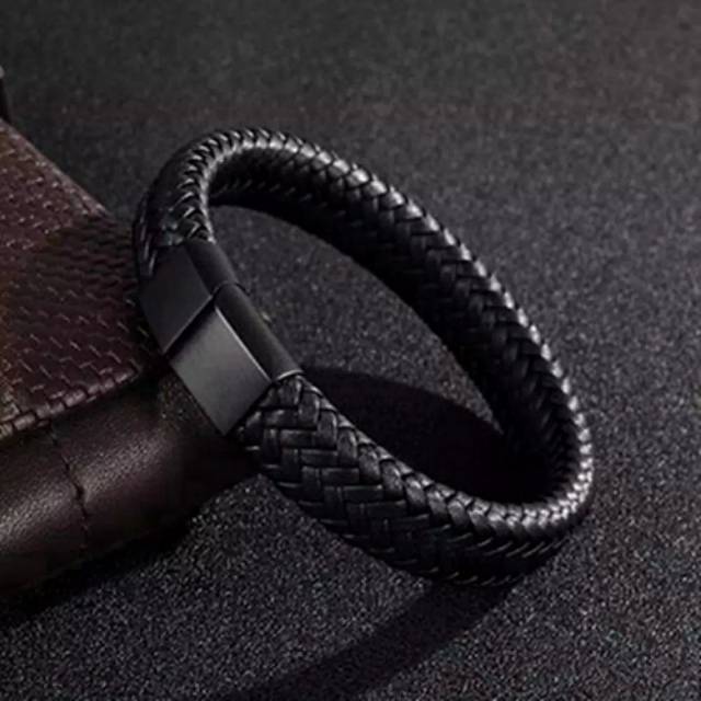 Gelang Kulit Pria Premium Leather