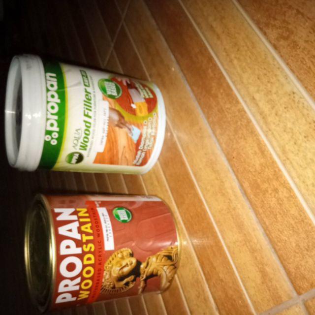 Propan Wood Stain Pws-631 1lt Mewarnai Dan Melindungi Kayu Indoor Dan Outdoor