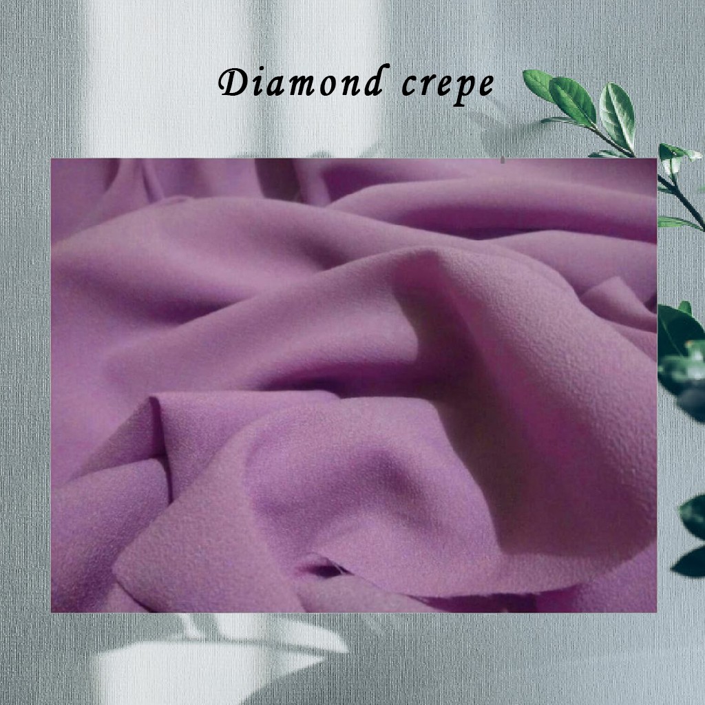 Kain bahan Diamond Crepe  bahan gamis  kerudung  dress murah phasmina
