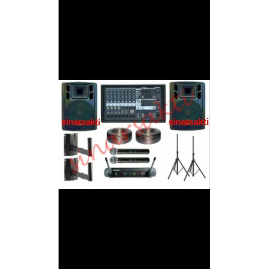 Paket Sound System Buat Outdoor dan indoor ( 15 inch )