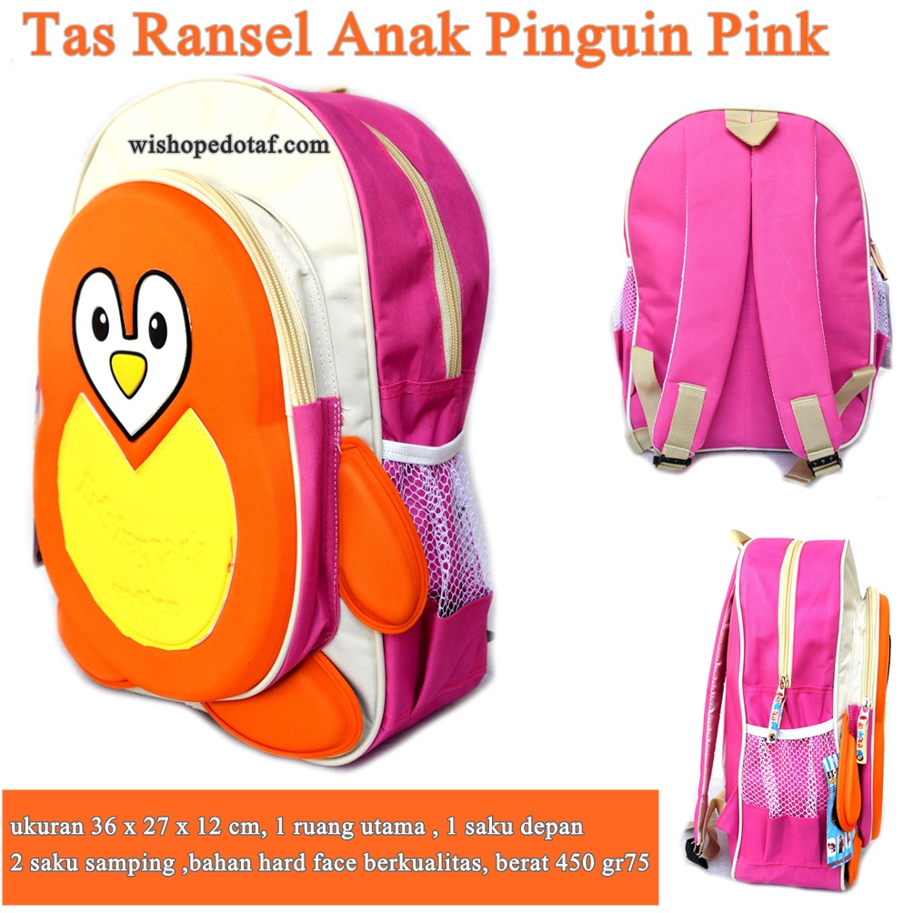 Tas Anak Ransel Virtago Original hello kitty pink