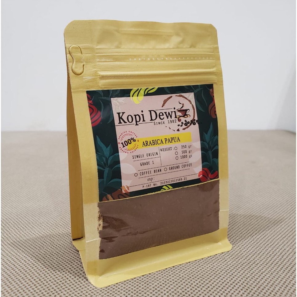 

Kopi Arabika Papua 100 gr kopi dewi - Kopi Biji / Bubuk Arabica