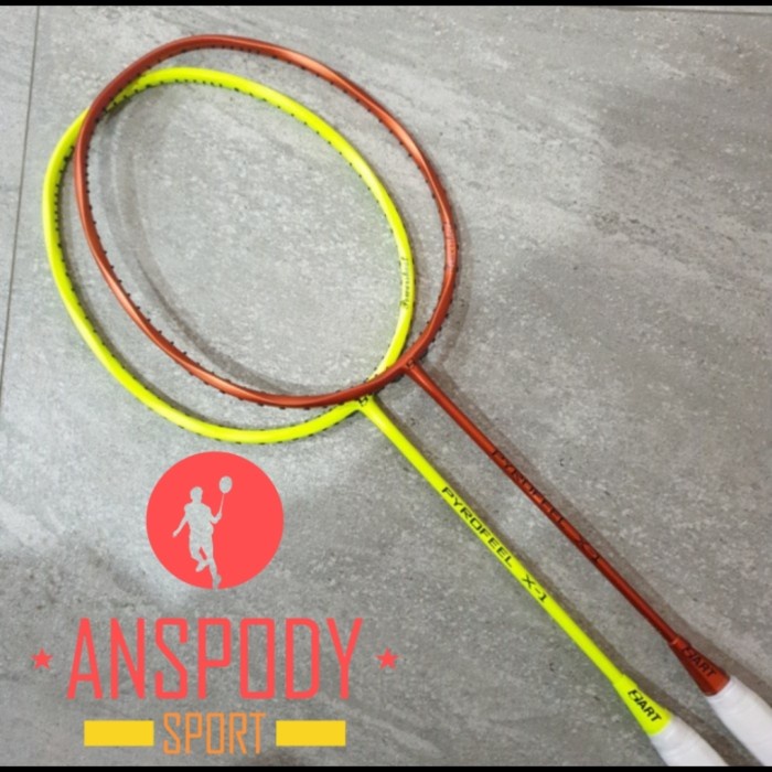 TERLARIS RAKET BADMINTON HART PYROFEEL X-1 FREE TAS