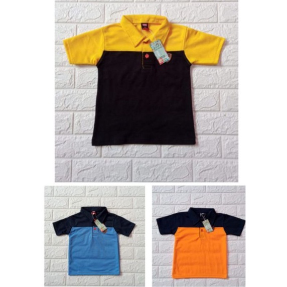 Kaos Kerah Model Kancing Polo Lacoste 1-9 Tahun