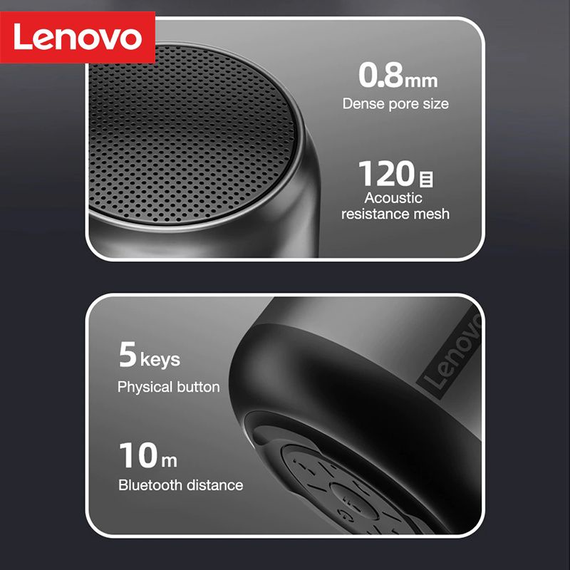 Lenovo K3 Portable Bluetooth Speaker Stereo Mini HiFi Wireless Speaker