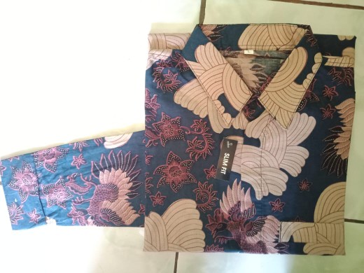 New Arrival Kemeja Batik Slimfit Batik Distro Anak Muda Kekinian Motif Cakar Navi