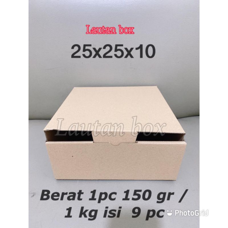 

dus dc 25x25x10 box packing murah baju