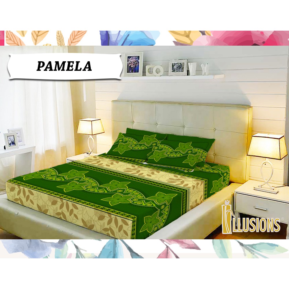 SPREI ILLUSION KING 180x200, QUEEN 160x200, SINGLE 100x200 - MOTIF PAMELA