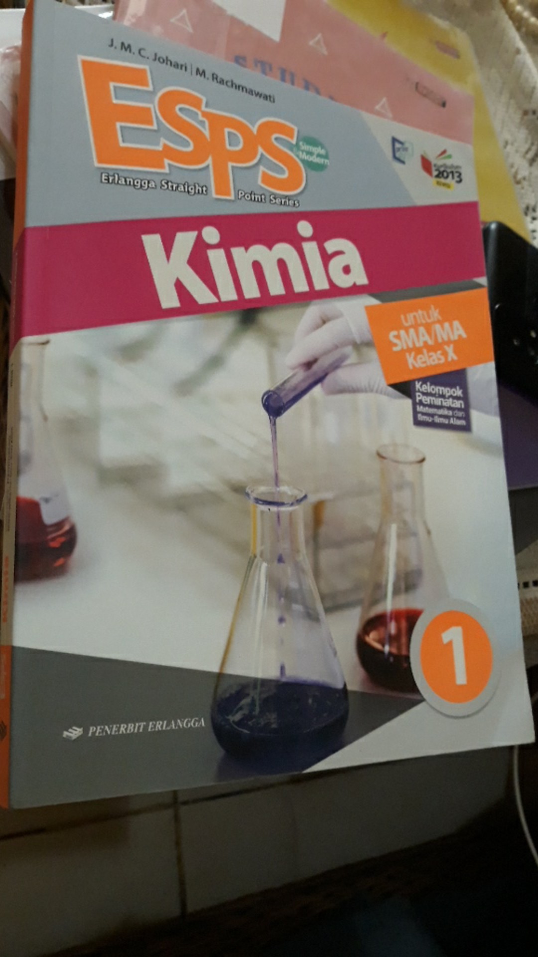 Esps Kimia Sma Ma Kelas X Kurikulum 2013 Revisi Erlangga Shopee Indonesia