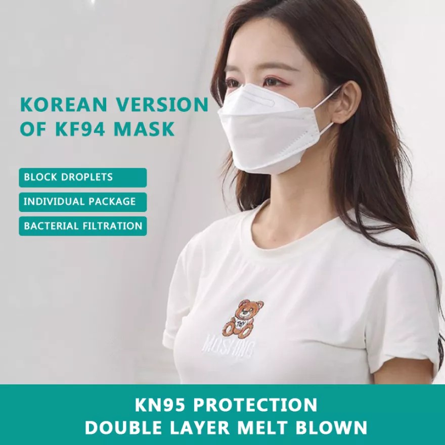 Masker Earloop Korea KF94 | Korean Mask KF-94 4Ply isi 10pcs