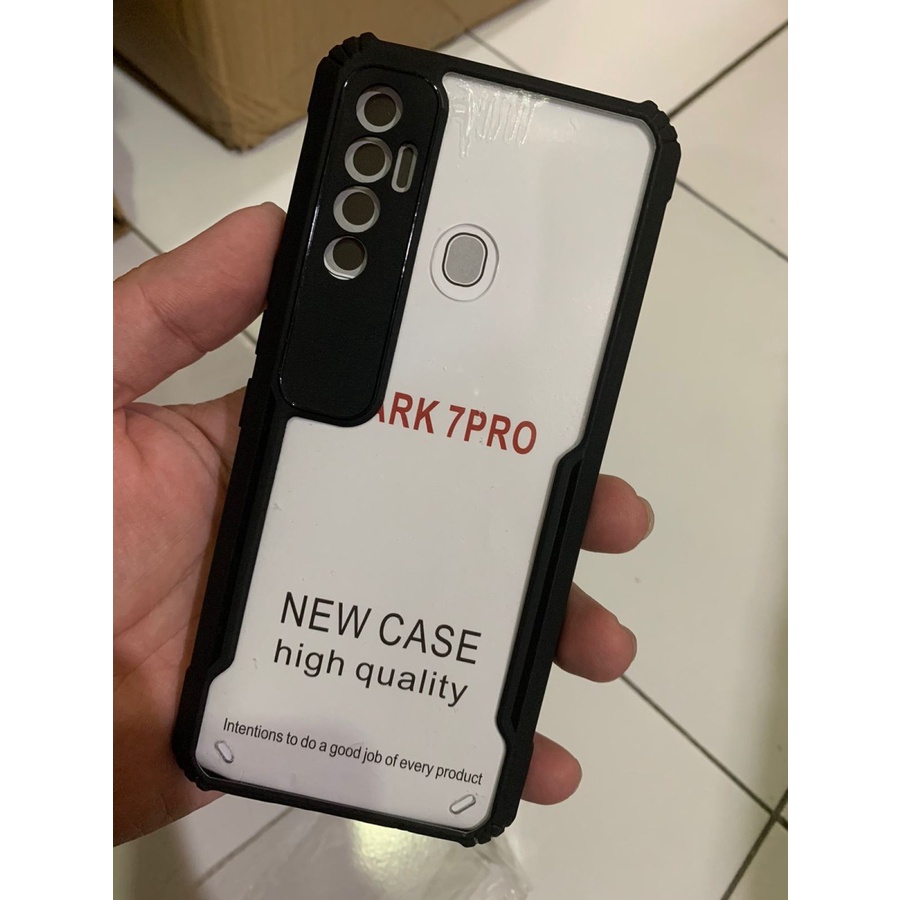 Promo Case Tecno Spark 7 / Spark 7 Pro Case Shockproof - Case Fusion Armor Shockproof Spark 7 Pro / 7Pro