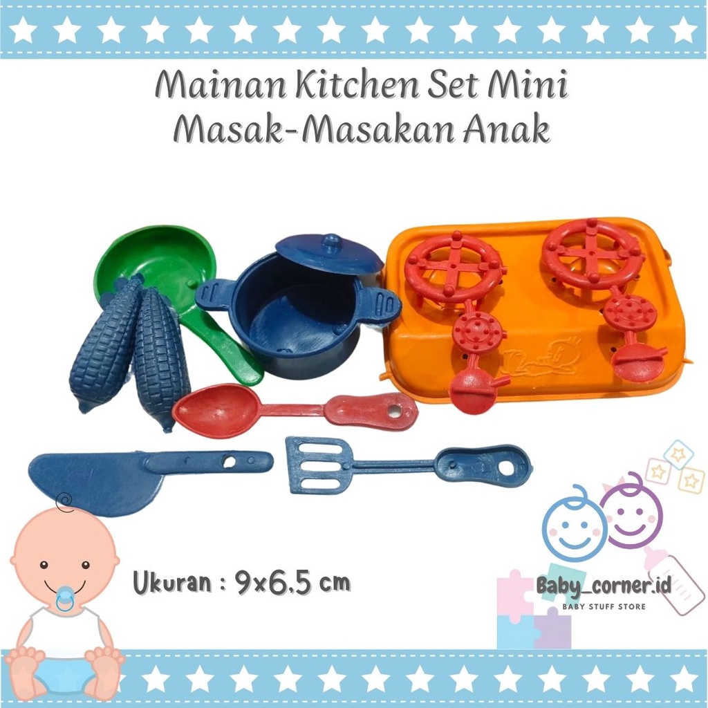 Mainan anak Masak-masakan mini Berbahan Plastik|Mainan Masak Murah| Mainan Sensori Anak