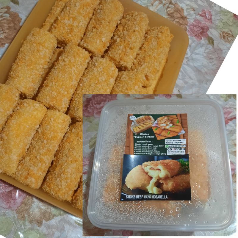 

Risoles smoke beef mayo mozarela premium uk.jumbo per pcs